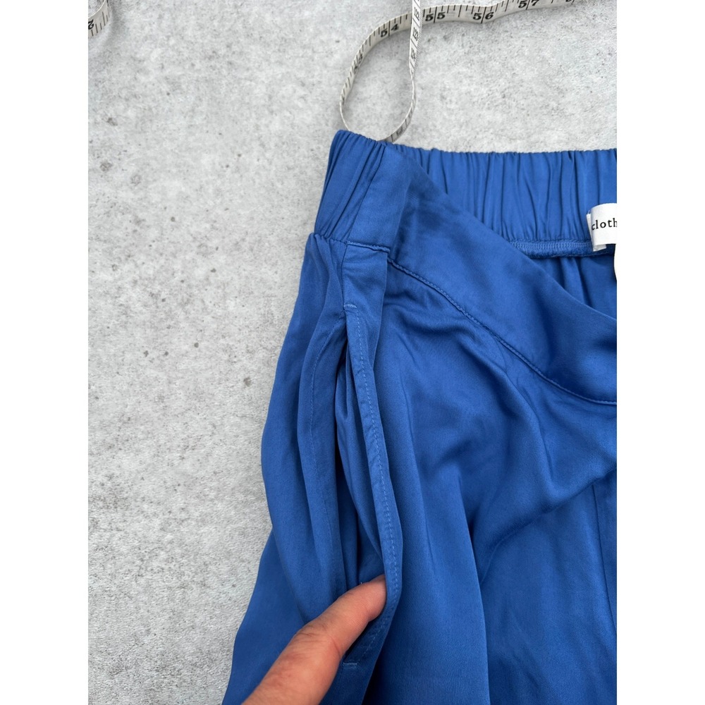 Cloth & Stone Womens Blue Ecovero Viscose Wide Leg‎ Pants Size S Easter Party - Picture 5 of 10
